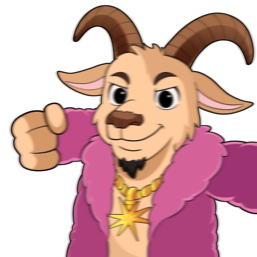 Euphoria goat sticker