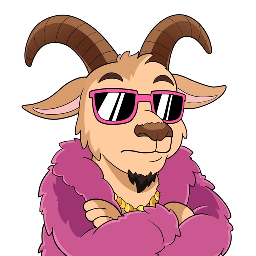 Euphoria goat sticker