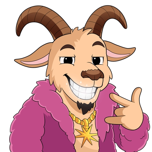 Euphoria goat sticker